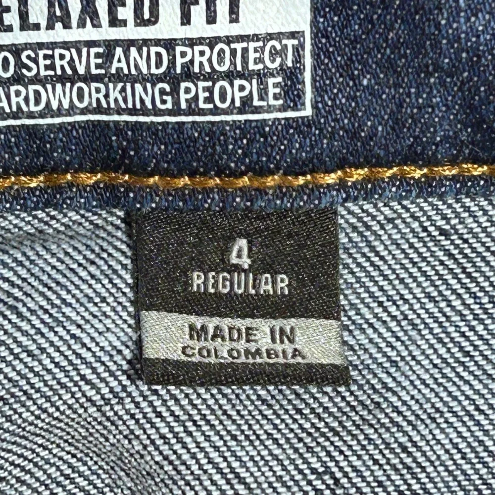 Carhartt‎ Relaxed Fit Jeans Womens 4 Regular Dark Wash Straight Leg Denim Pants